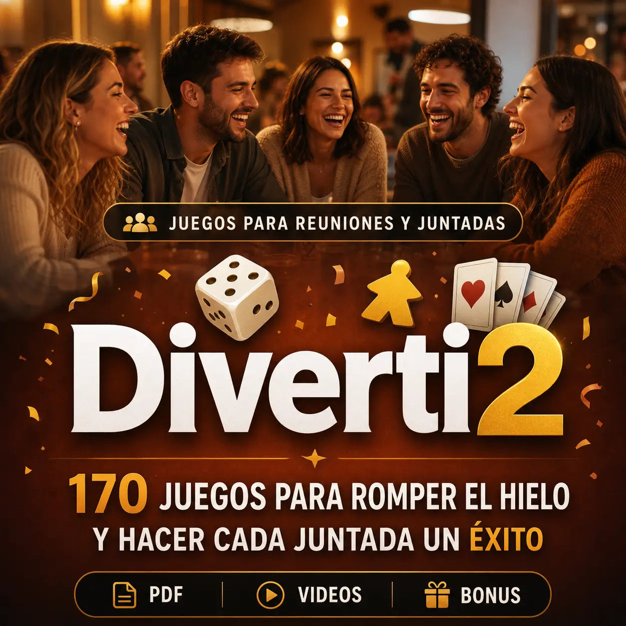 Asegura el exito de tus Juntadas con +170 Juegos mas Virales y Diverti2